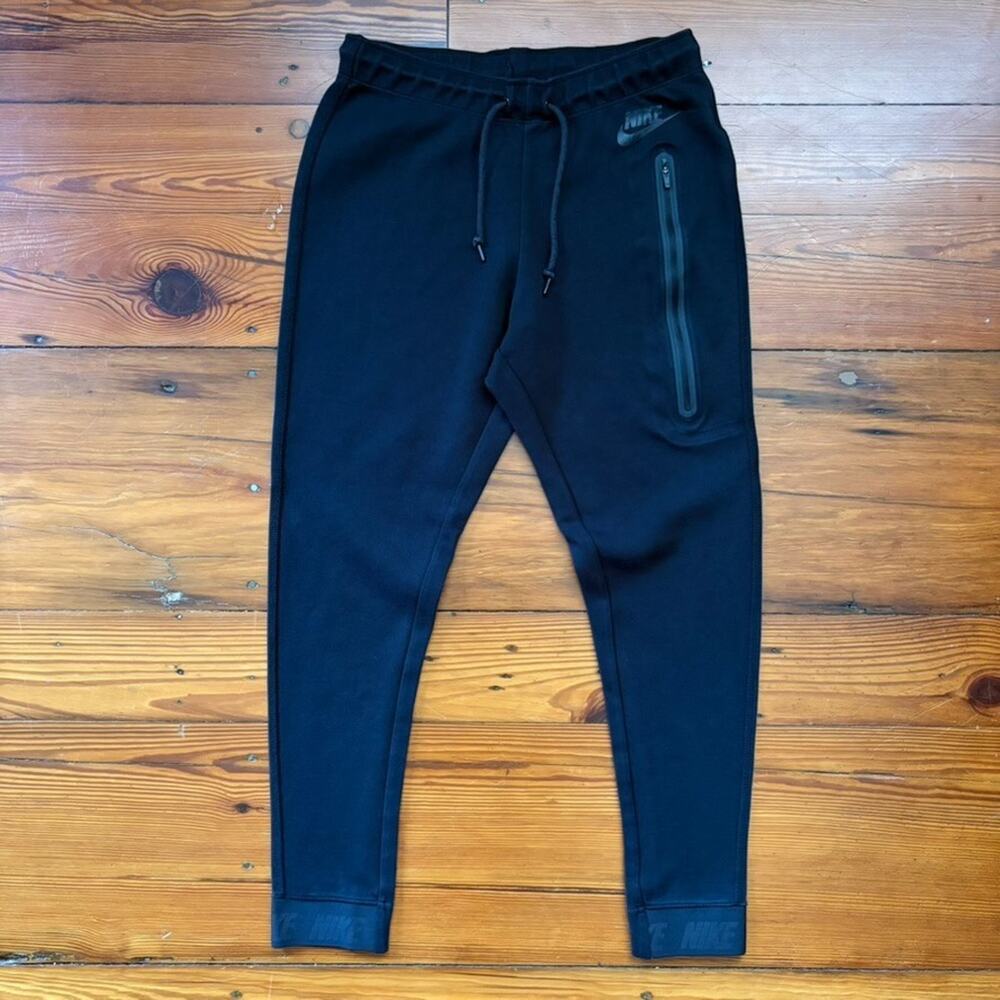 Nike Tech Fleece Jogger Pants Women's Size S Sweatpants Zip Pocket 617325-011